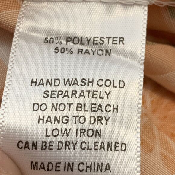 Unique Vintage Smak Parlor Peach Gingham Dress Small 4 - Picture 7 of 8